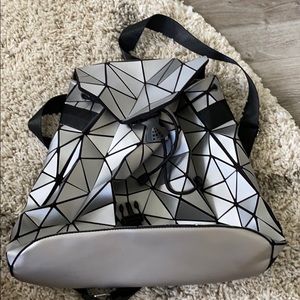 Silver Backpack